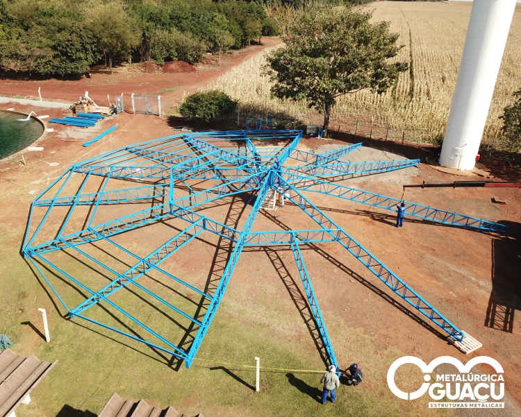 Imagem de galeria da obra COBERTURA TANQUE DE ÁGUA