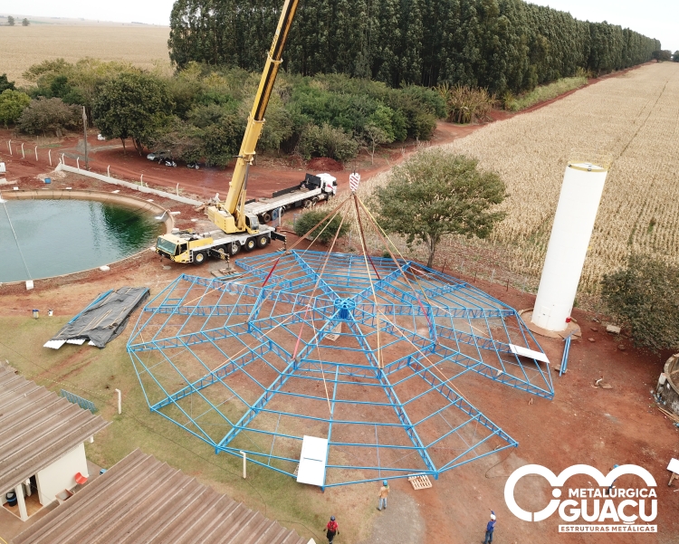 Imagem de galeria da obra COBERTURA TANQUE DE ÁGUA