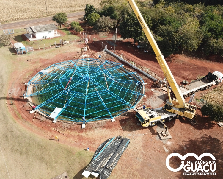 Imagem de galeria da obra COBERTURA TANQUE DE ÁGUA